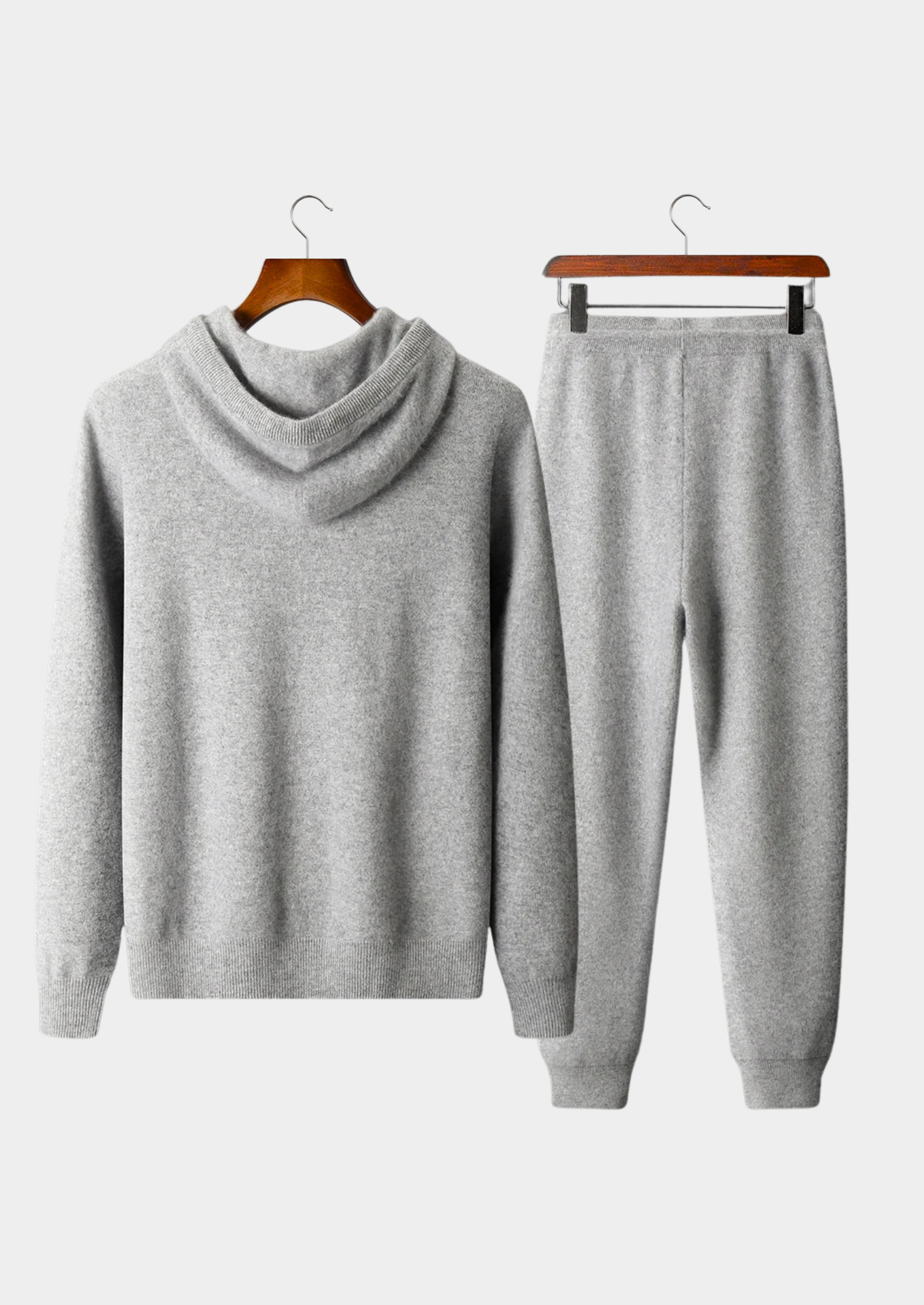 Men’s Pullover Hoodie Set with Drawstring Pants
