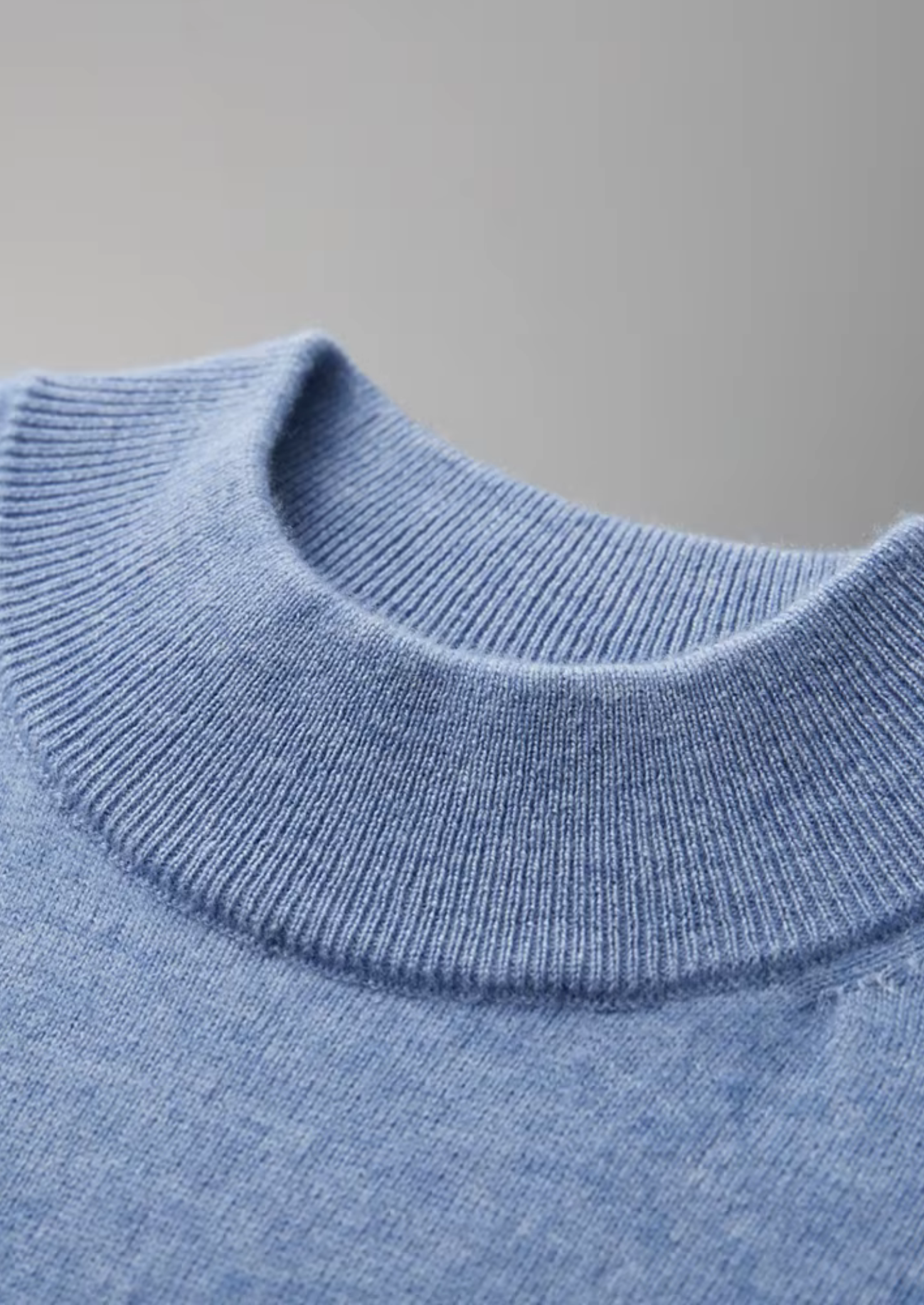 Men’s Short-Sleeve Knit Shirt with Mock Neck
