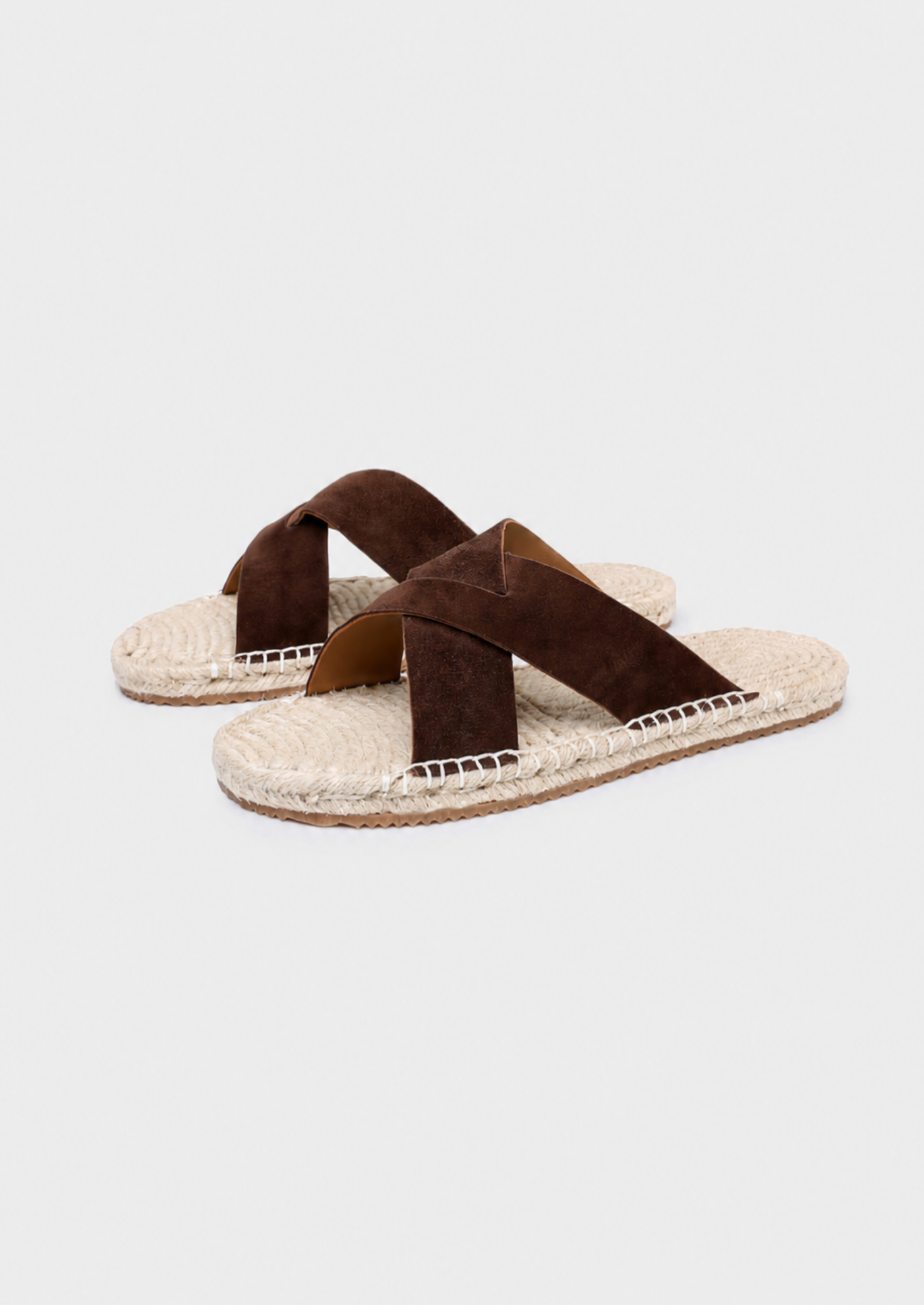 Men’s Slide Sandals with Cross Straps