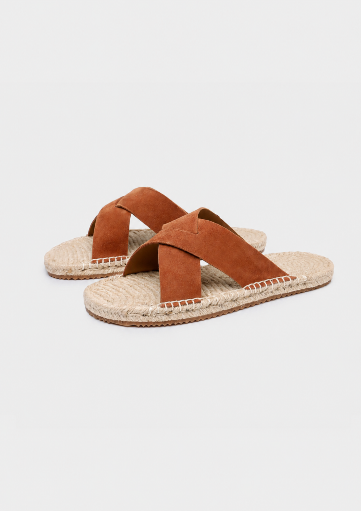 Men’s Slide Sandals with Cross Straps