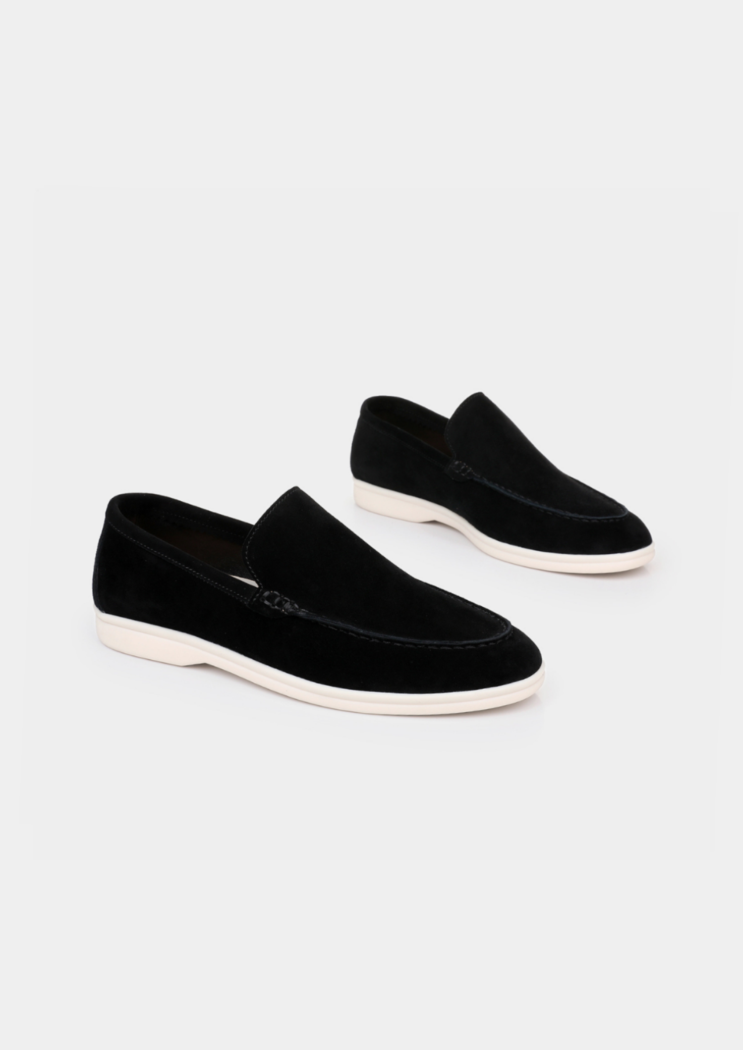 Men’s Slip-On Loafers with Contrast Sole