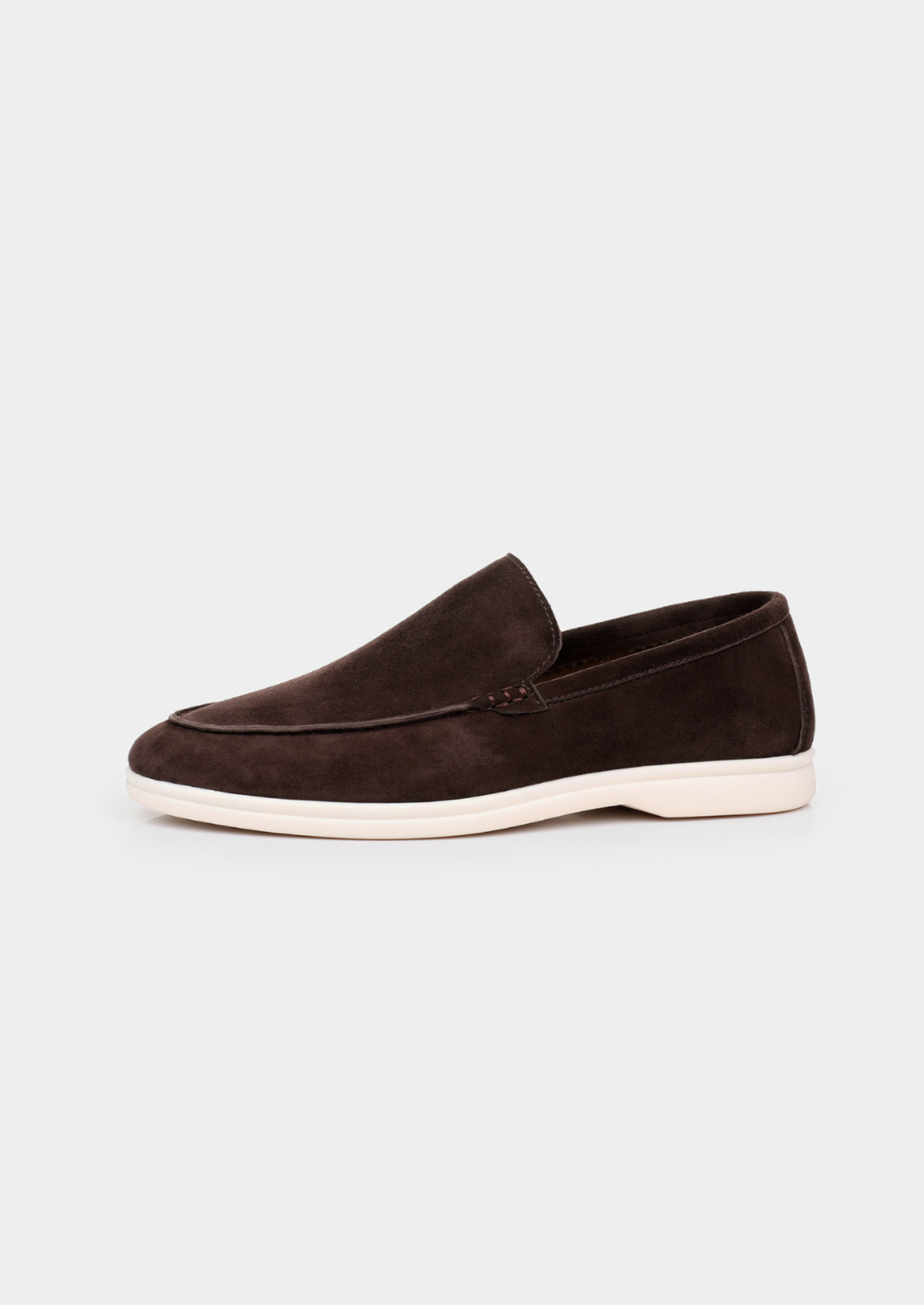 Men’s Slip-On Loafers with Contrast Sole