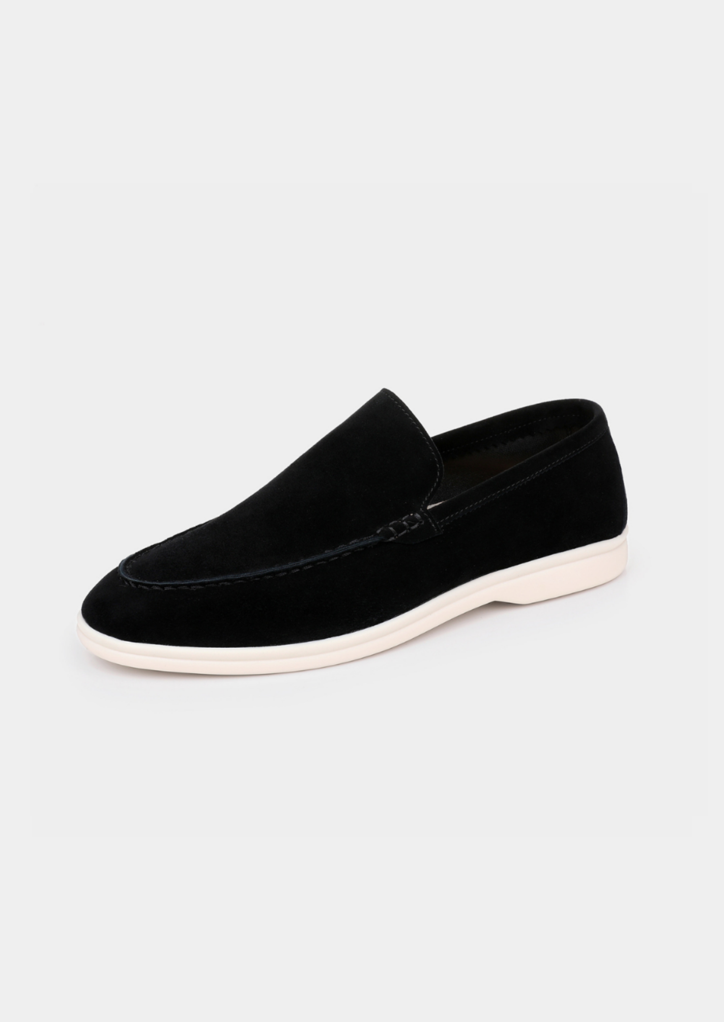 Men’s Slip-On Loafers with Contrast Sole