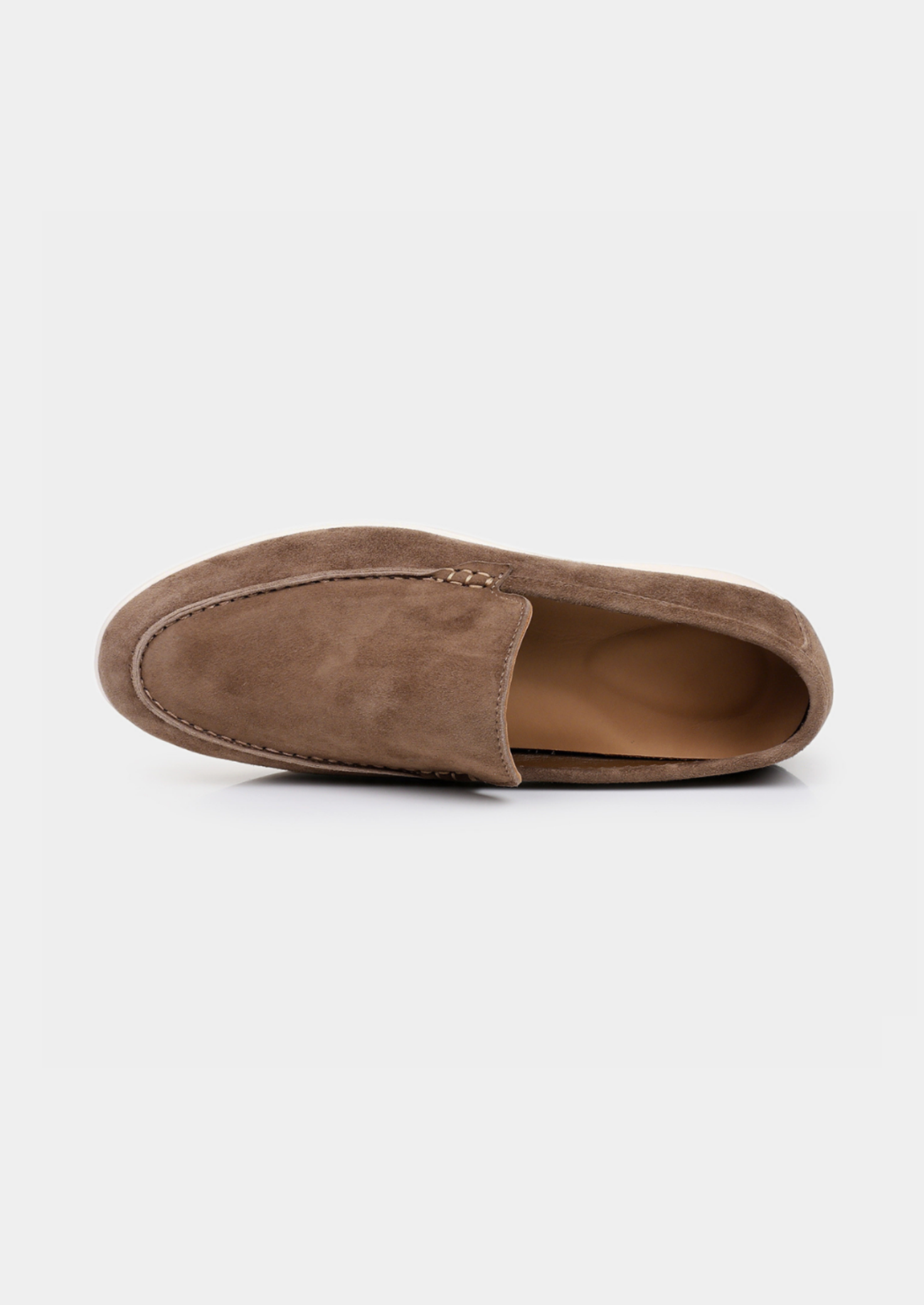Men’s Slip-On Loafers with Contrast Sole