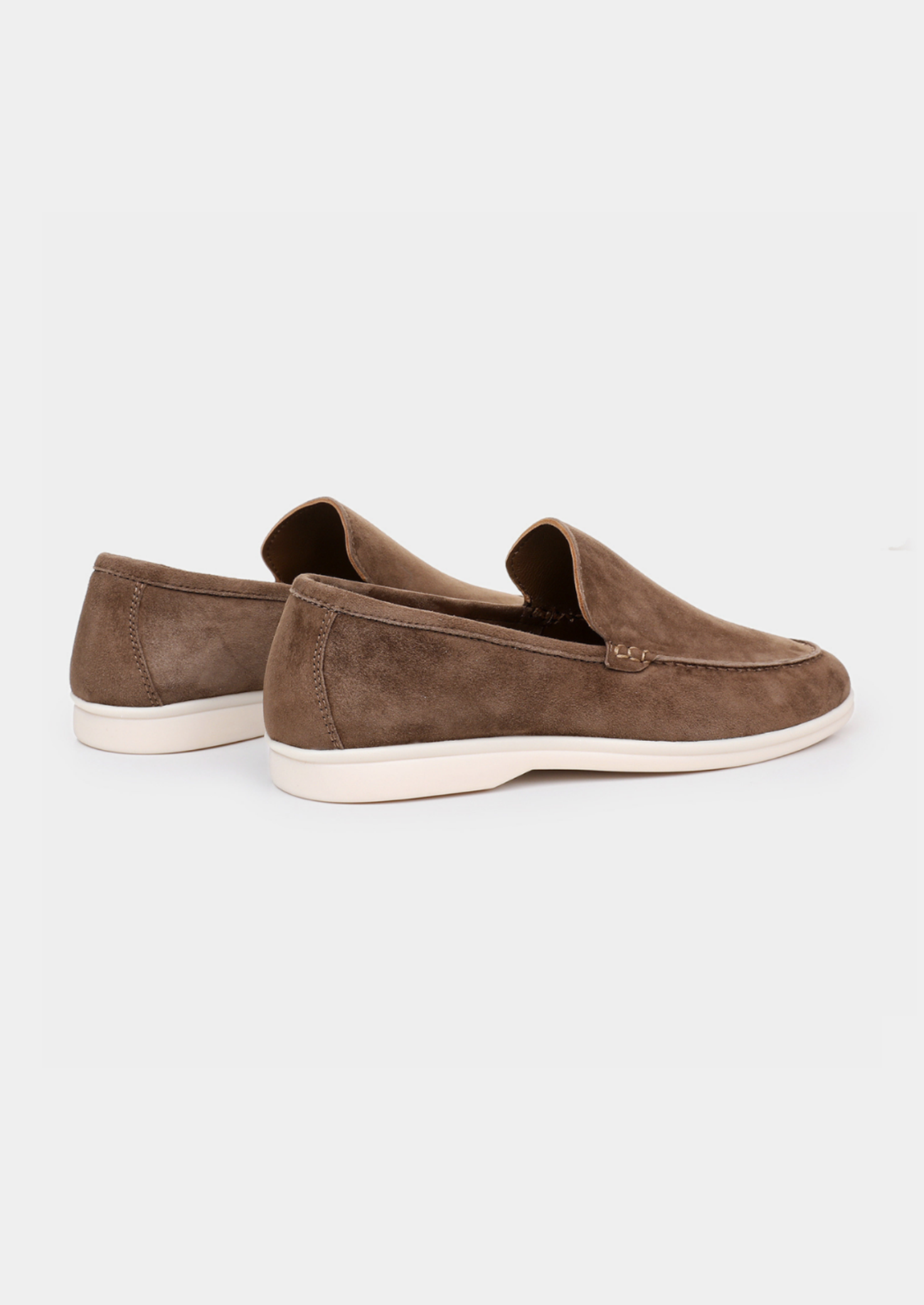 Men’s Slip-On Loafers with Contrast Sole