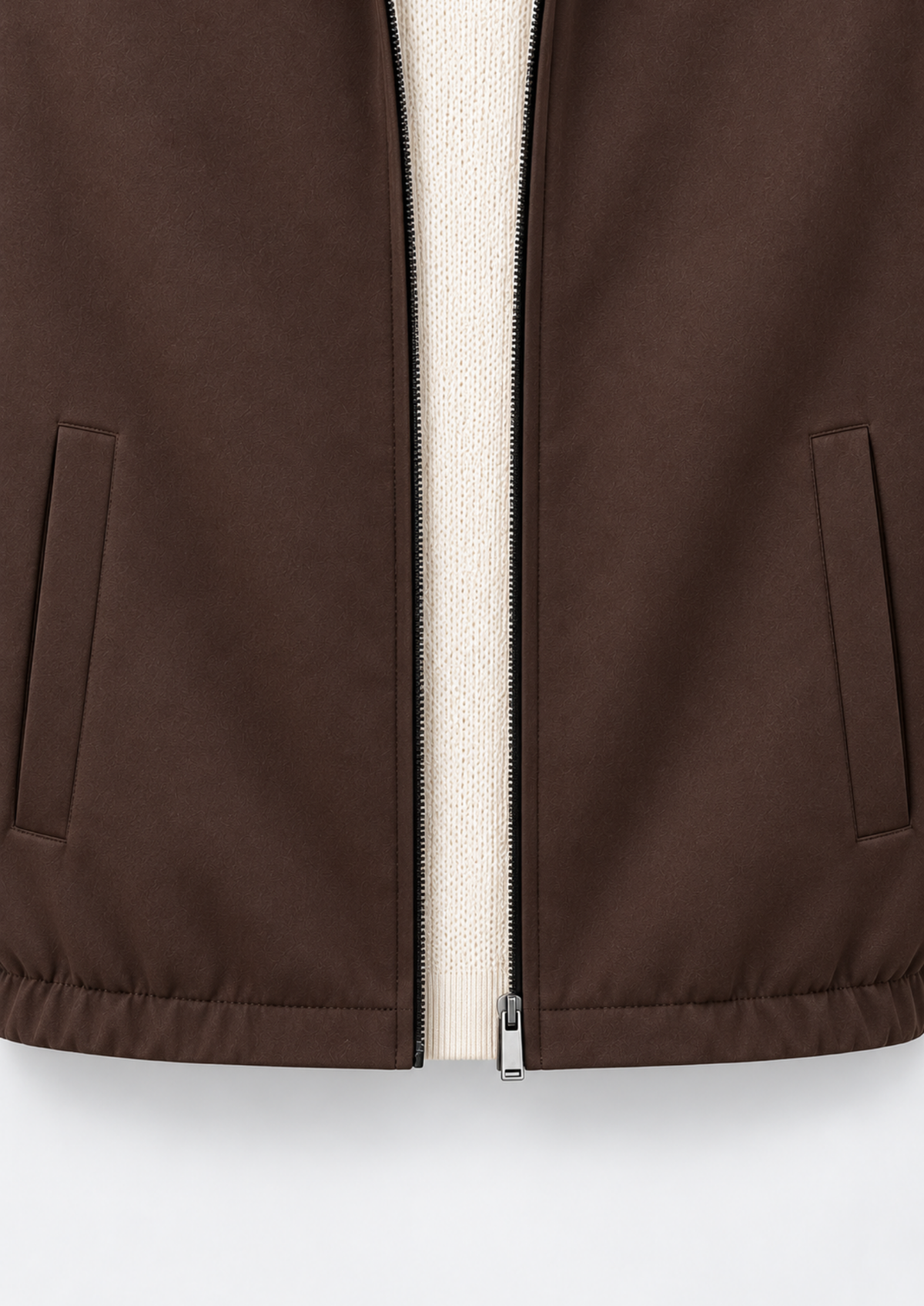 Men's Stand-Collar Zip-Up Vest