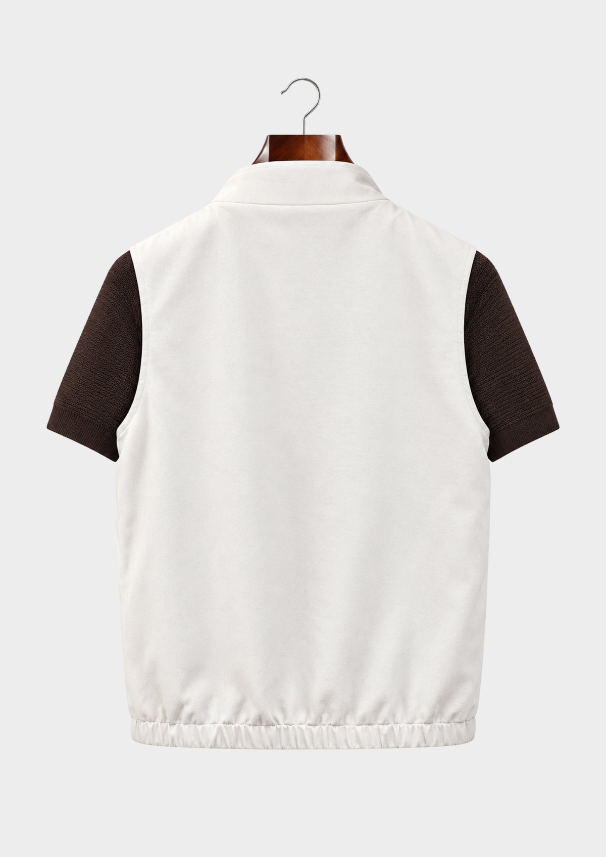 Men's Stand-Collar Zip-Up Vest