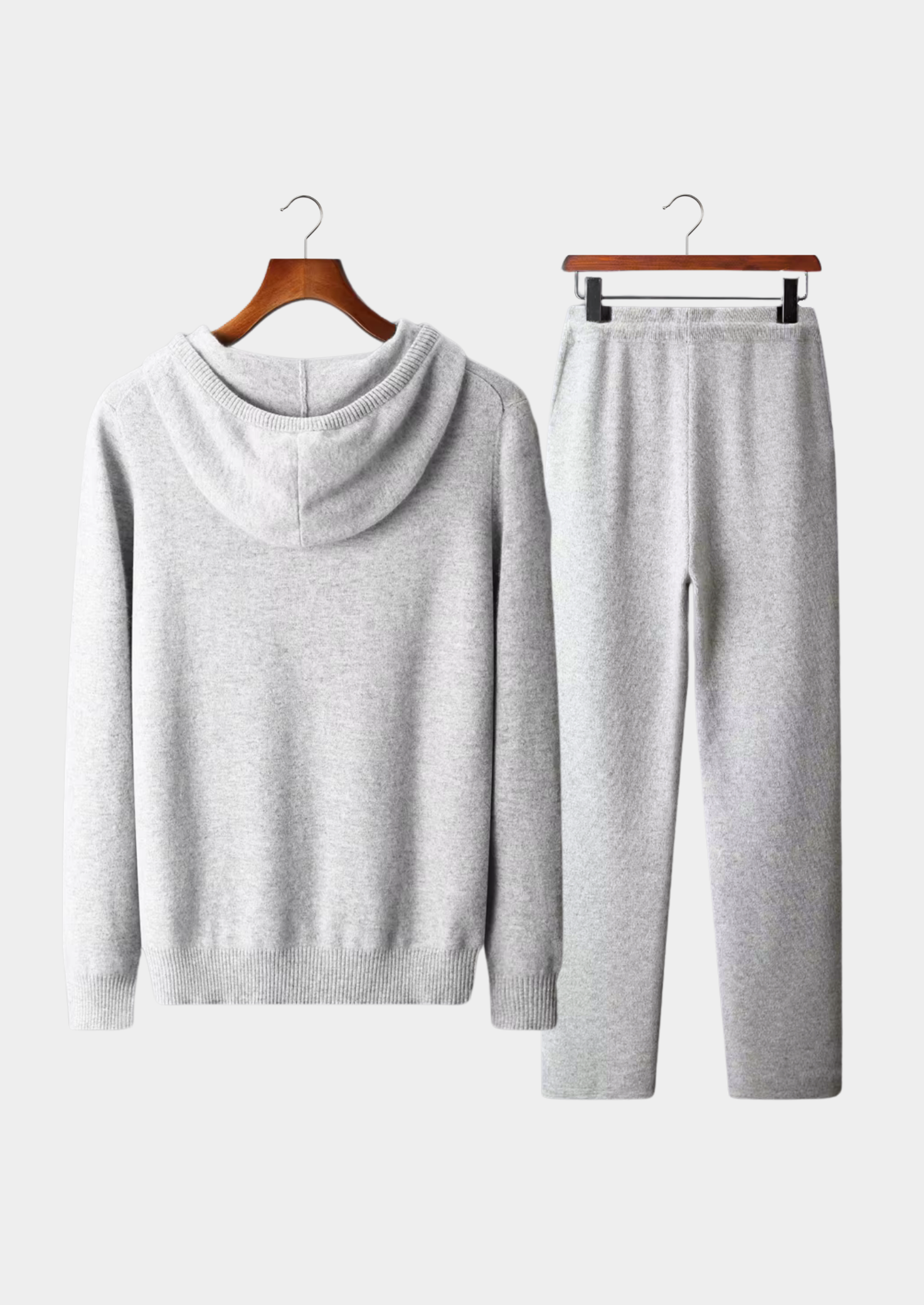Men’s Two-Piece Hoodie Set with Drawstring Pants