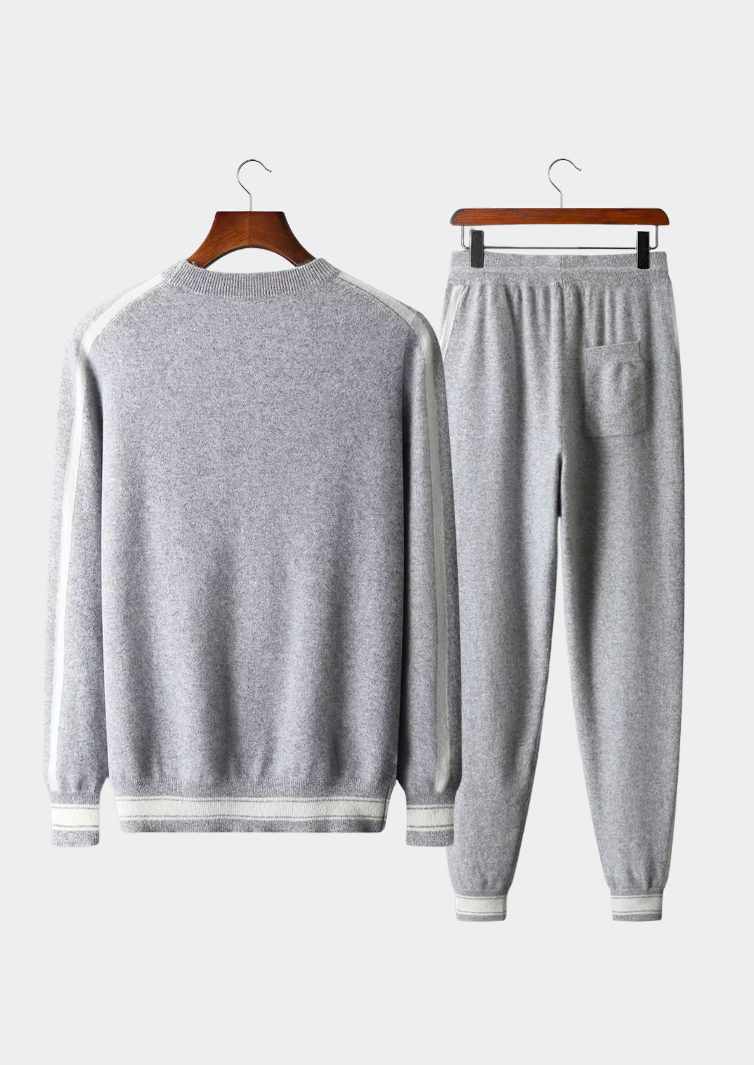 Men’s Two-Piece Sweater Set with Drawstring Pants