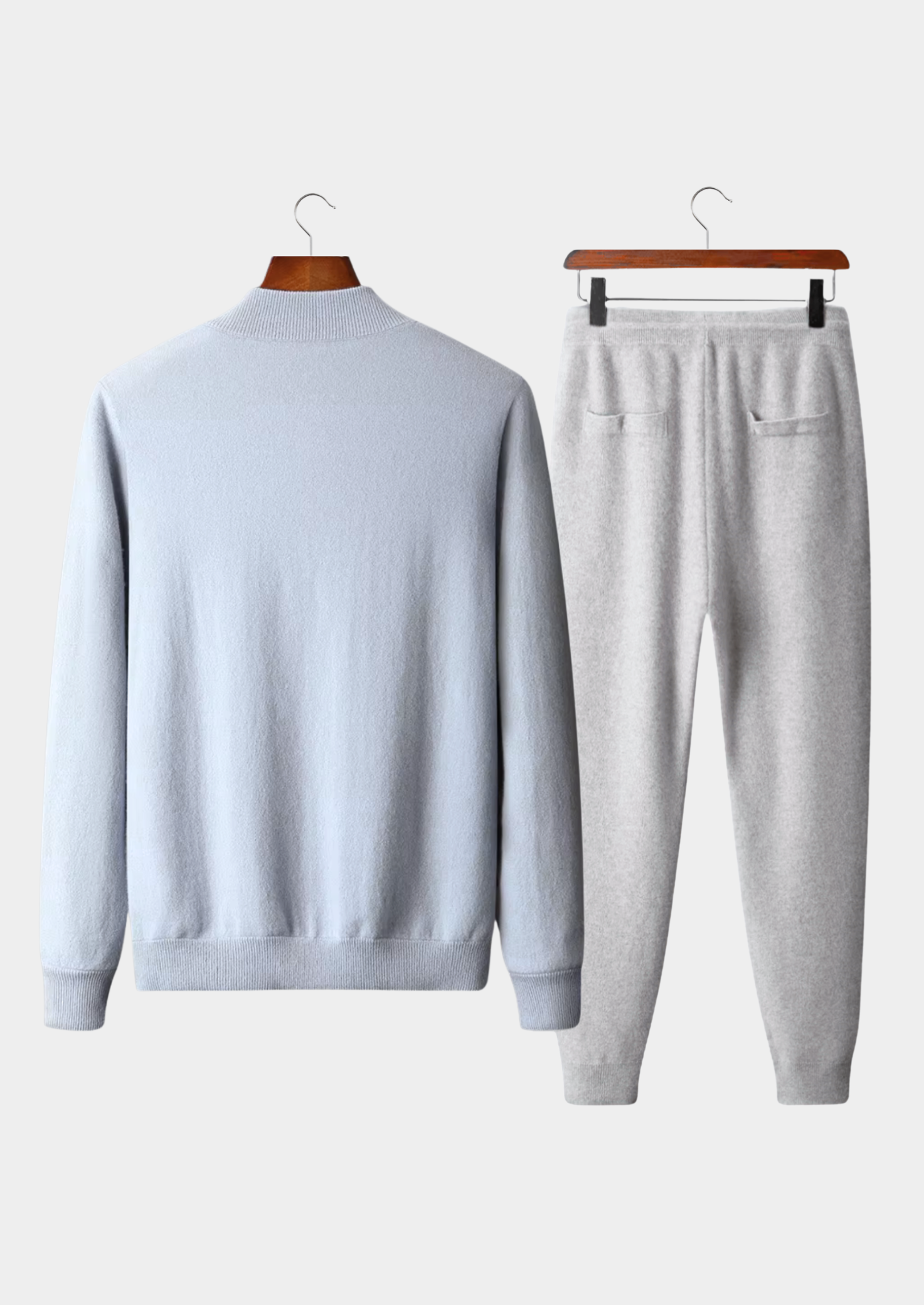 Men’s Two-Piece Zip-Up Jacket and Drawstring Pants Set