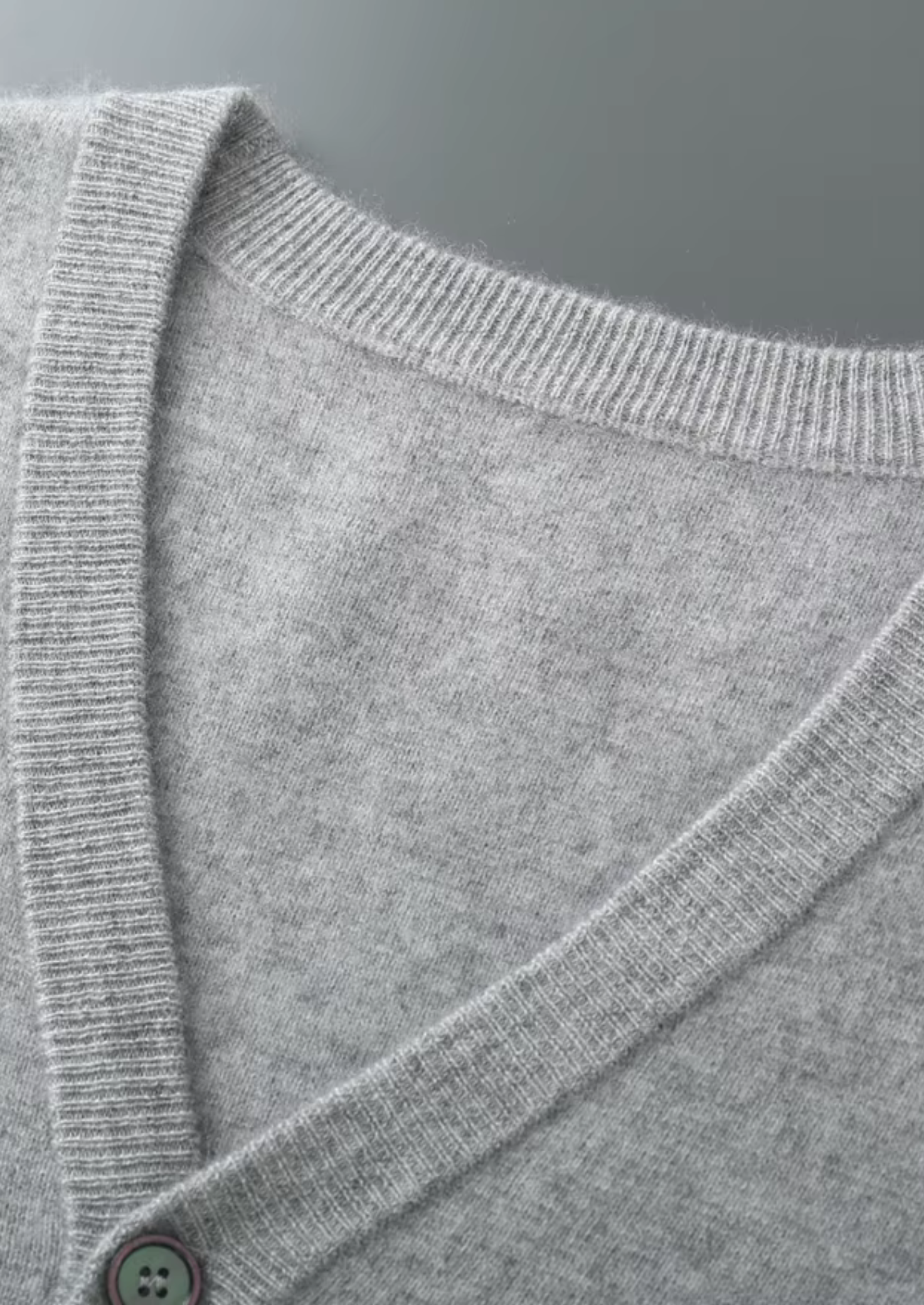 Men’s V-Neck Cardigan with Button Closure