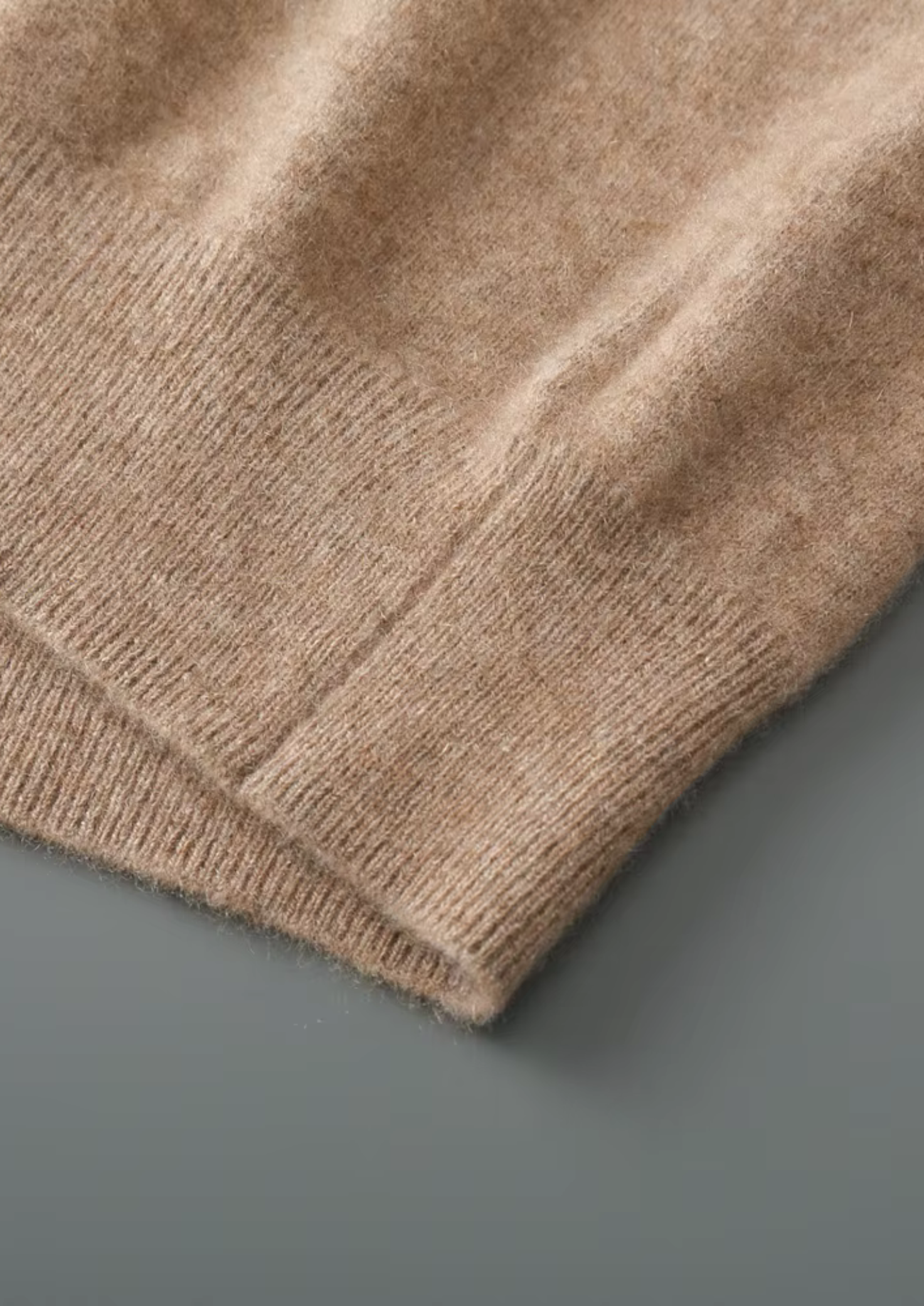 Men’s V-Neck Sweater Vest with Ribbed Trim