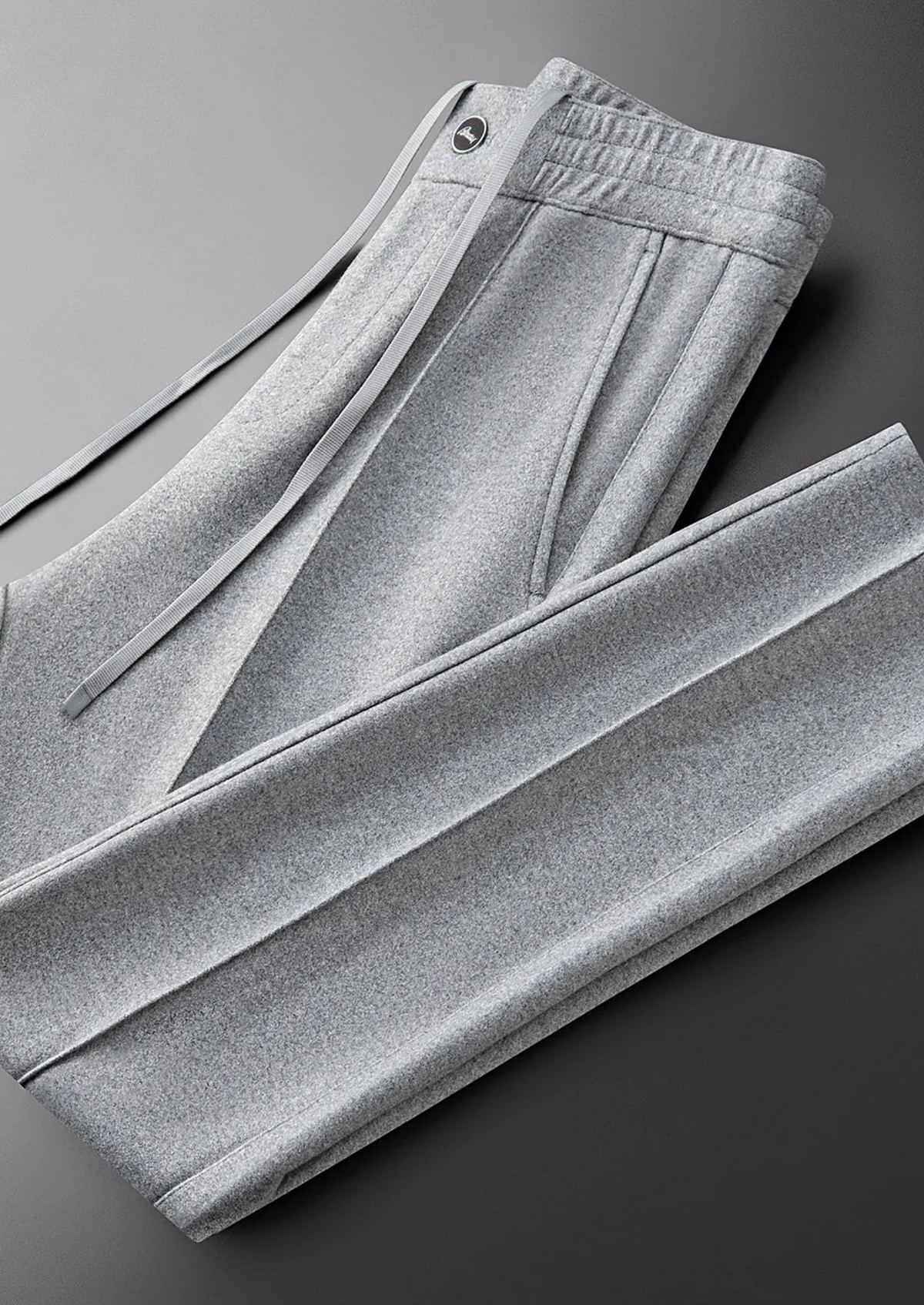Men's Wool 2-Piece Set with Single-Breasted Jacket and Pants