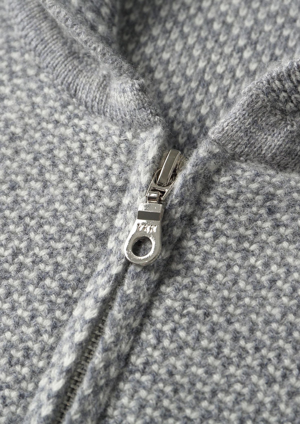 Men’s Wool Knit Hoodie and Pants Set with Jacquard Pattern