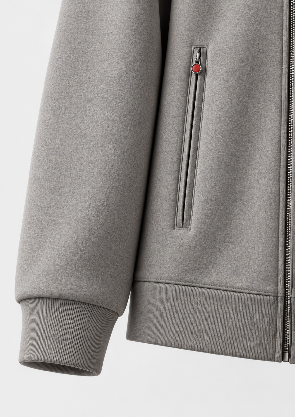 Men's Wool Stand-Collar Sweatshirt and Pants Set
