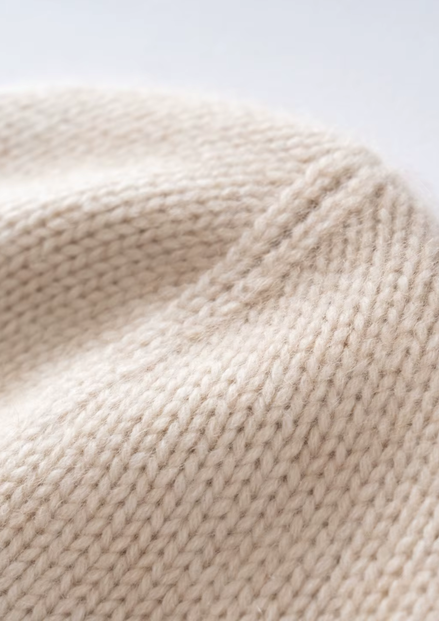 Men’s Knit Beanie with Ribbed Folded Cuff