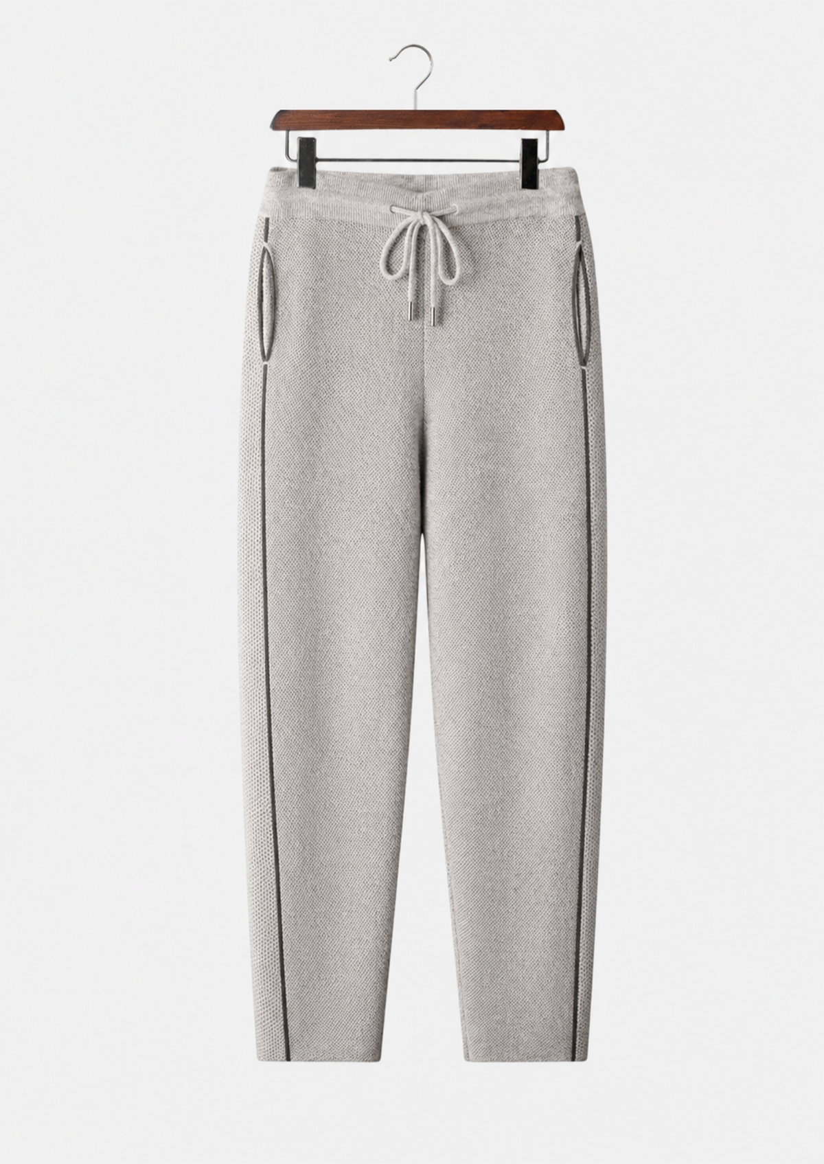 Men's Merino Wool Jacquard Knit Pants