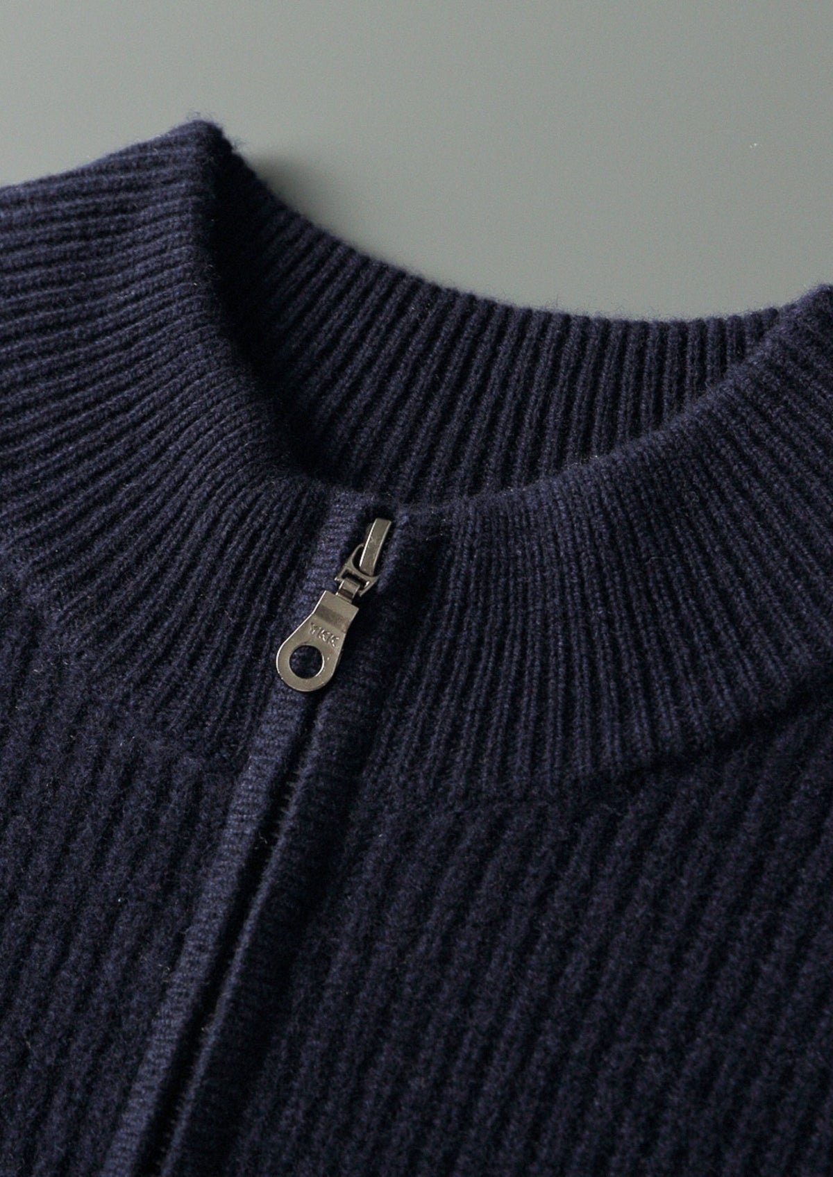 Men's Merino Wool Striped Half-Zip Knit Sweater