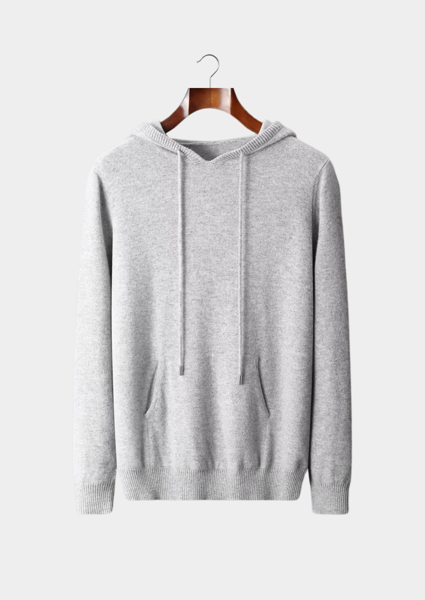 Men’s Pullover Hoodie with Drawstring and Front Pockets