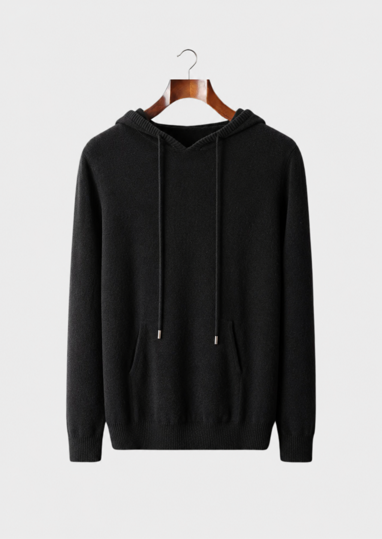 Men’s Pullover Hoodie with Drawstring and Front Pockets