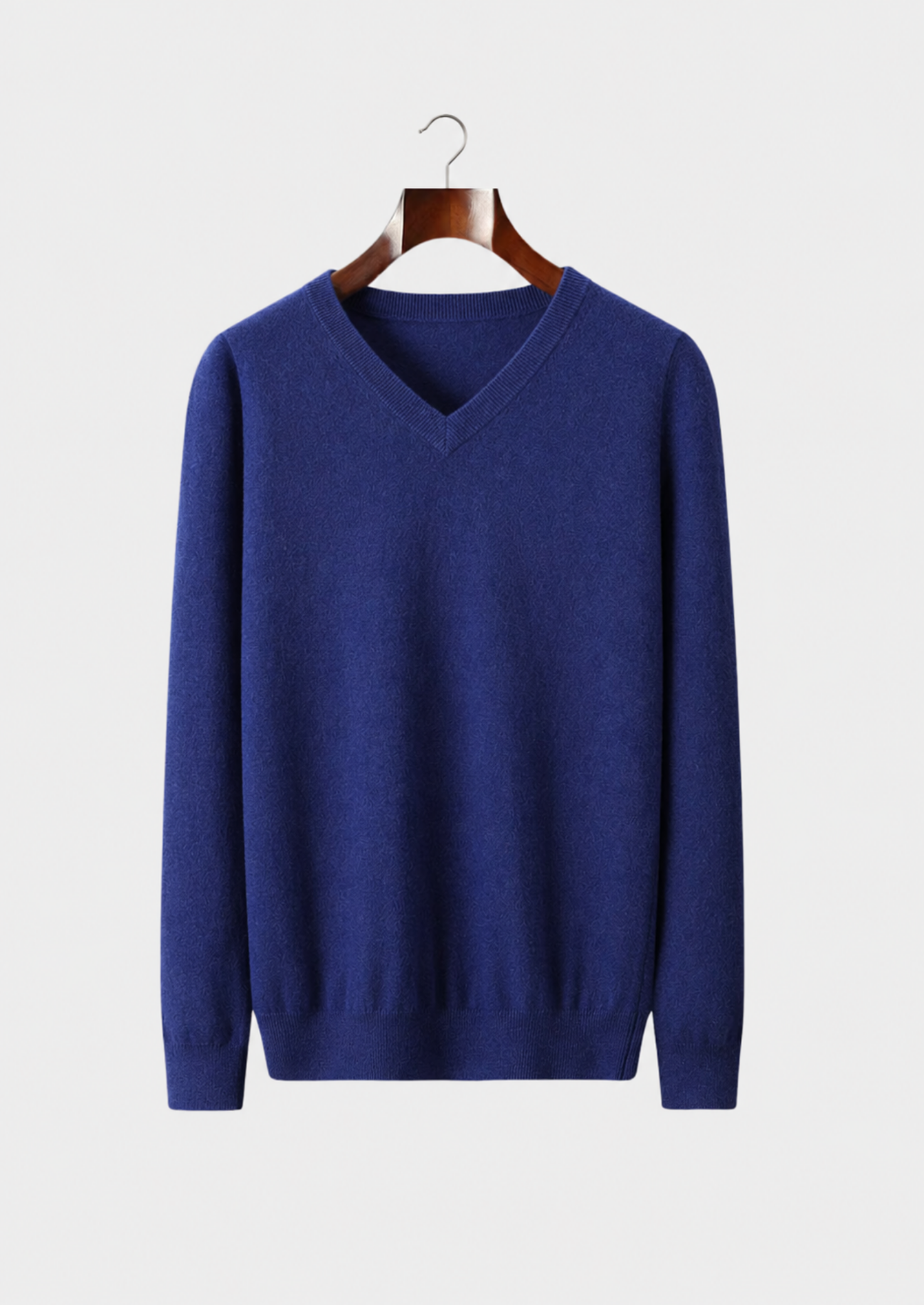 Men’s V-Neck Sweater with Long Sleeves