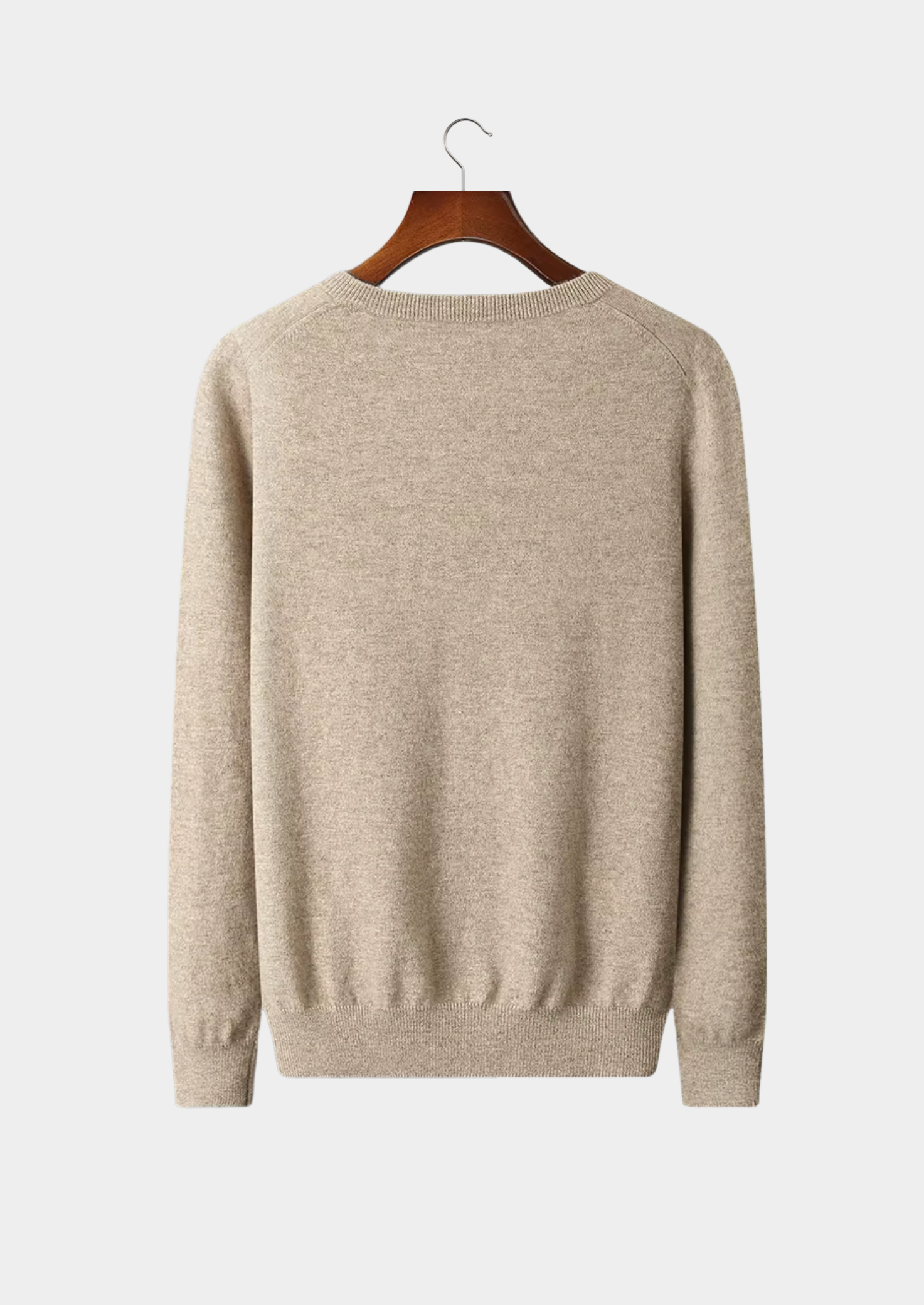 Men’s V-Neck Sweater with Long Sleeves