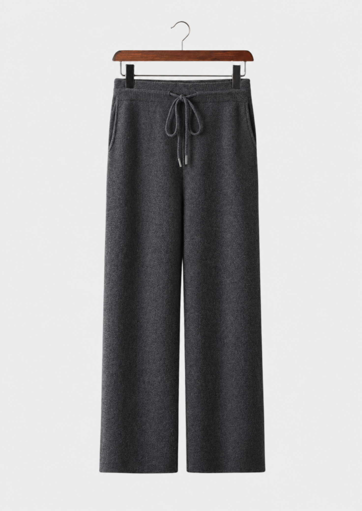 Men’s Wide-Leg Pants with Drawstring Waist